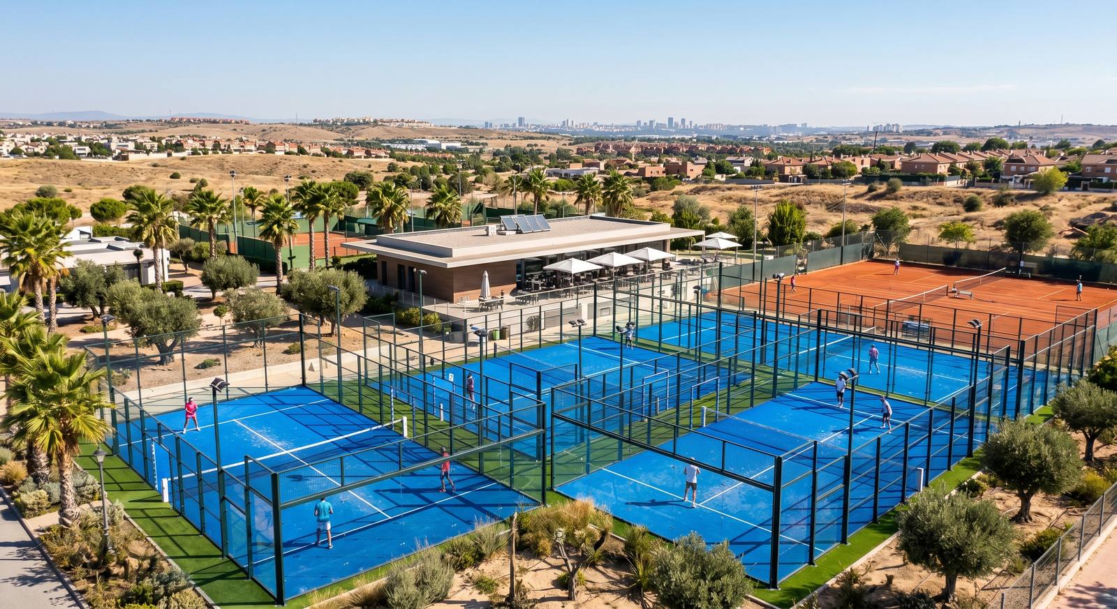 PadelCity — 6 pistas de pádel indoor en Sant Andreu, Barcelona